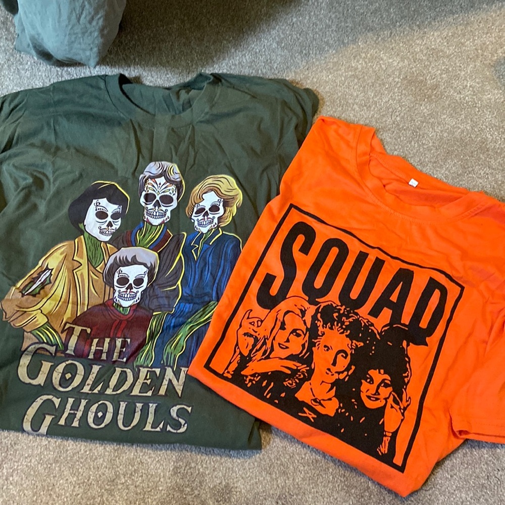 HALLOWEEN TEE BUNDLE—SANDERSON SISTERS + GOLDEN GIRLS